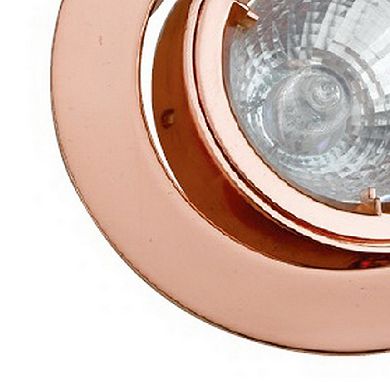 3.75 Inch 12V Round Ceiling Light with Metal, Antique Copper
