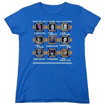 Dc Comics Stage Select Short Sleeve Womens T-shirt