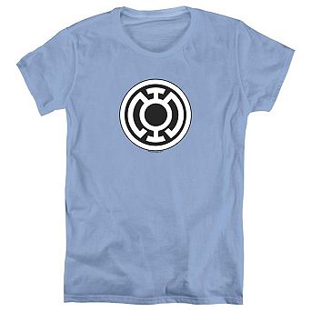 Green Lantern Blue Lantern Logo Short Sleeve Womens T-shirt