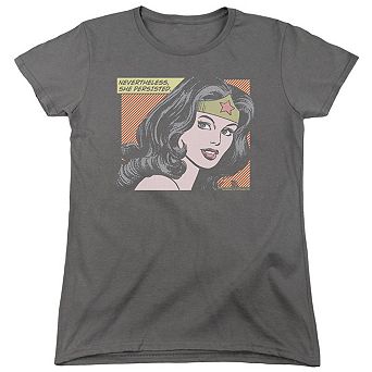 Wonder Woman She Persisted Short Sleeve Women´s T-Shirt