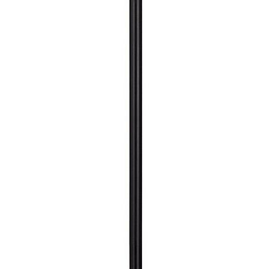 61 Inch Modern Floor Lamp, Hanging Mesh Shade, Metal Base, Black