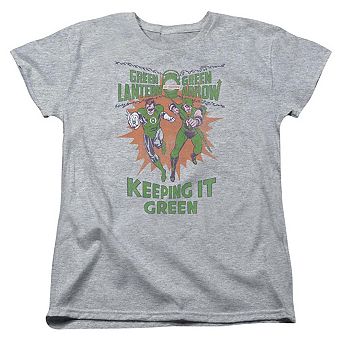 Green Lantern Keeping It Green Short Sleeve Womens T-shirt