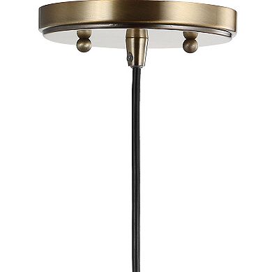 Bleecker Metal/glass Globe Led Pendant