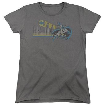 Dc Comics Gotham Retro Short Sleeve Womens T-shirt