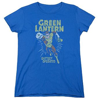 Green Lantern Fully Charged Short Sleeve Womens T-shirt