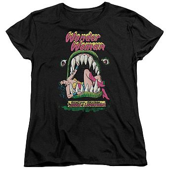 Dc Comics Jaws Short Sleeve Womens T-shirt