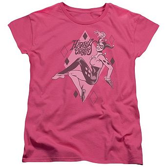 Dc Comics Harley Quinn Short Sleeve Womens T-shirt