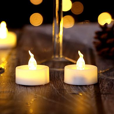 24pcs LED Tealight Candles Battery Operated Flameless Smokeless