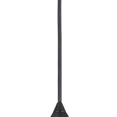 4 Inch Modern Pendant Light, Round Metal Shade, Oil Rubbed Black Bronze