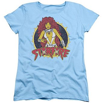 Dc Comics Starfire Short Sleeve Womens T-shirt
