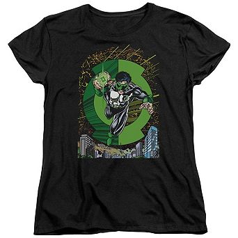 Green Lantern Gl 51 Cover Short Sleeve Womens T-shirt