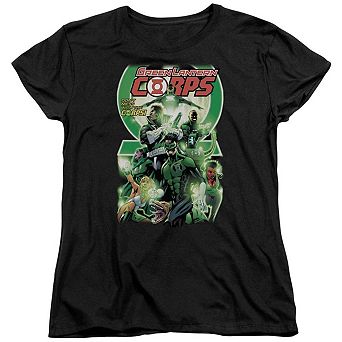 Green Lantern Gl Corps 25 Cover Short Sleeve Womens T-shirt