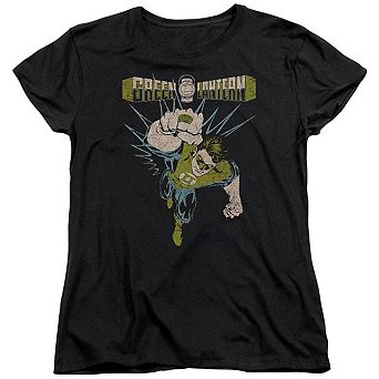 Green Lantern Powerful Short Sleeve Womens T-shirt