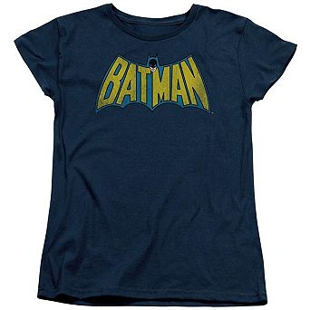 Dc Comics Classic Batman Logo Short Sleeve Womens T-shirt