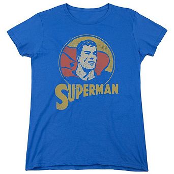 Dc Comics Super Circle Short Sleeve Womens T-shirt