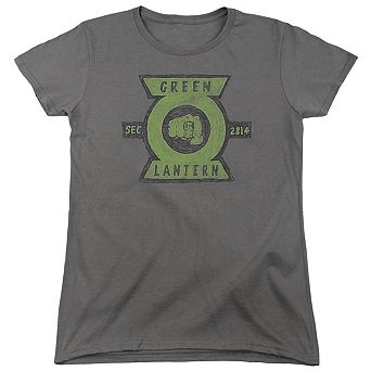 Green Lantern Section Short Sleeve Womens T-shirt
