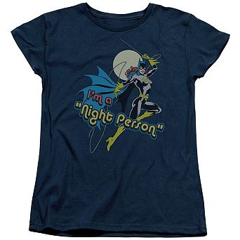 Dc Comics Night Person Short Sleeve Womens T-shirt