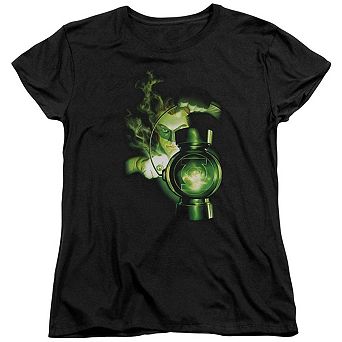 Green Lantern Lantern Light Short Sleeve Womens T-shirt