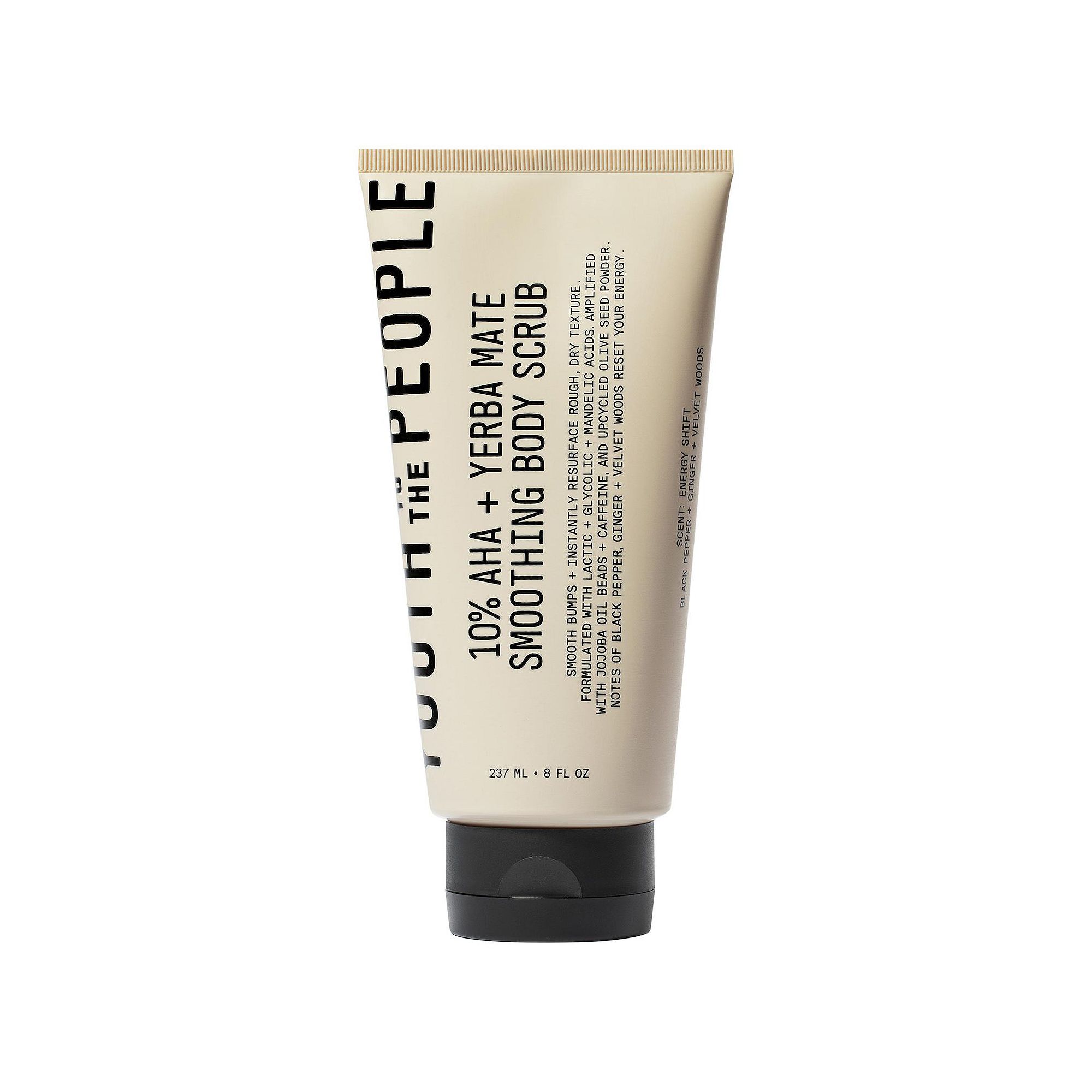 Youth To The People 10% AHA + Yerba Mate Smoothing Energy Body Scrub with U