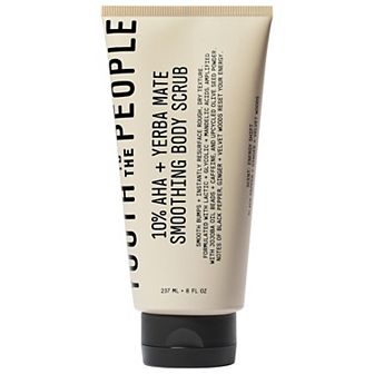 Youth To The People 10% AHA + Yerba Mate Smoothing Energy Body Scrub with Upcycled Olive Seed Powder