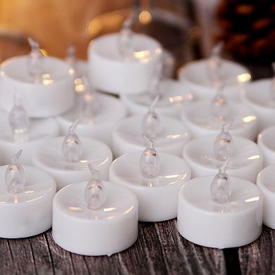 24pack Led Tealight Flickering Candles