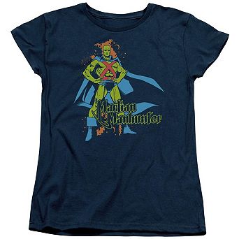 DC Comics Martian Manhunter Short Sleeve Women´s T-Shirt