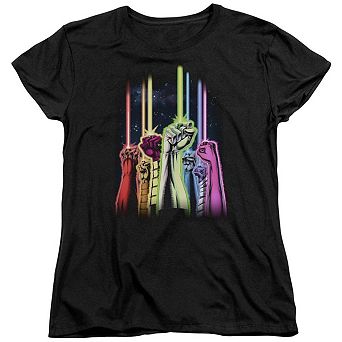 Green Lantern Rainbow Corps Short Sleeve Womens T-shirt