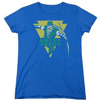Dc Comics Distressed Arrow Short Sleeve Womens T-shirt