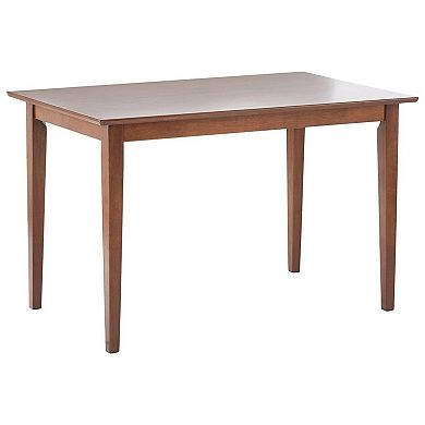 Classy 5 Piece Wooden Dining Table Set, Brown
