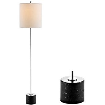 Levitt Marble/metal Led Floor Lamp