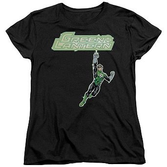 Green Lantern Energy Construct Logo Short Sleeve Womens T-shirt