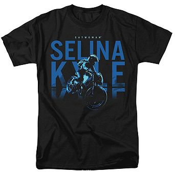 The Batman Selina Kyle Motorcycle Short Sleeve Adult T-shirt