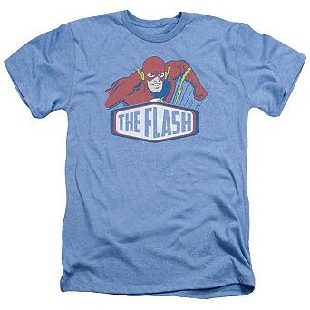 Dc Comics Flash Flash Sign Adult Heather T-shirt