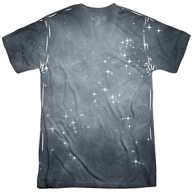 Green Lantern White Energy Short Sleeve Adult 100% Poly Crew T-shirt
