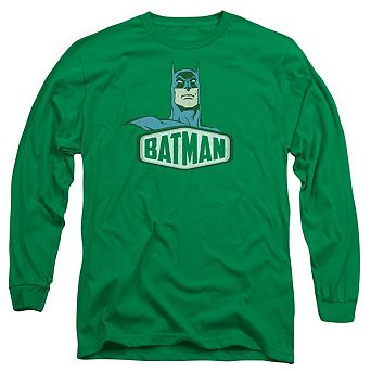 Dc Comics Batman Sign Long Sleeve Adult T-shirt
