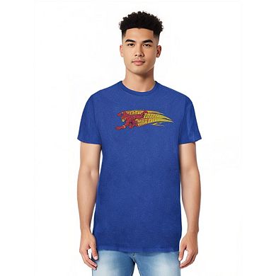 Dc Comics Flash Fastest Man Alive Adult Heather T-shirt