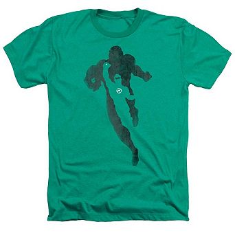 Dc Comics Lantern Knockout Adult Heather T-shirt
