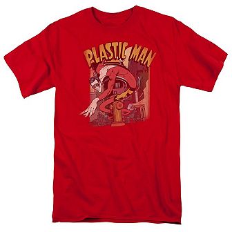 Dc Comics Plastic Man Street Short Sleeve Adult T-shirt