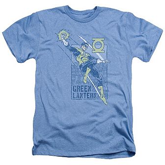 Green Lantern City Watch Adult Heather T-shirt