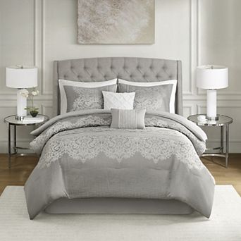 Madison Park Debra 6 pc Comforter Set with Coordinating Pillows