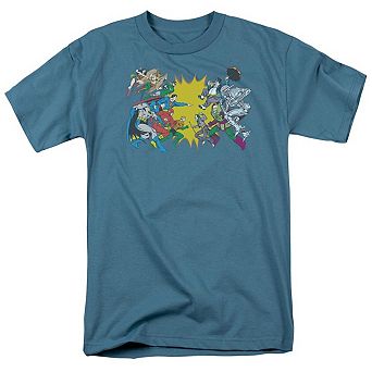 Dc Comics Face Off Short Sleeve Adult T-shirt
