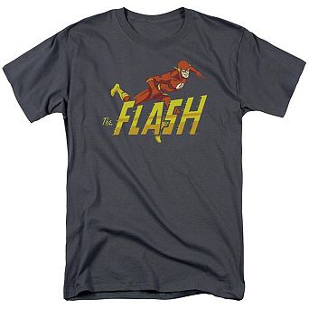 Dc Comics Flash 8 Bit Flash Short Sleeve Adult T-shirt