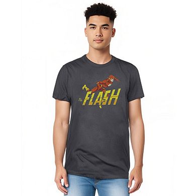 Dc Comics Flash 8 Bit Flash Short Sleeve Adult T-shirt