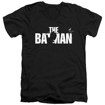 The Batman Silhouette Title Short Sleeve T-shirt