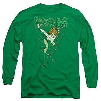 Dc Comics Poison Ivy Long Sleeve Adult T-shirt
