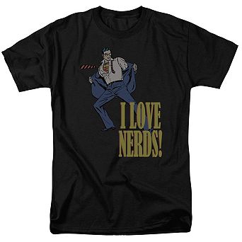 Dc Comics I Love Nerds Short Sleeve Adult T-shirt