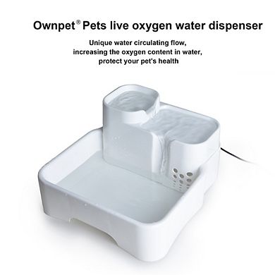 Auto Pets Feeder Water Dispenser Fountain