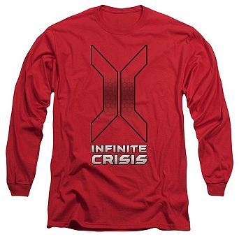Infinite Crisis Title Long Sleeve Adult T-shirt