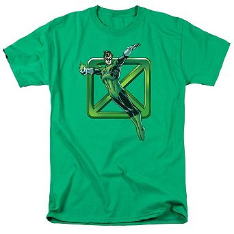 Dc Comics Green Cross Short Sleeve Adult T-shirt