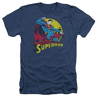 Dc Comics Big Blue Adult Heather T-shirt